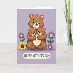 Sweet Bear Mother Day Card