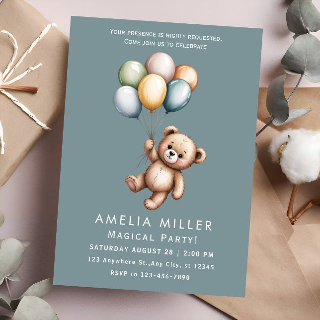 Sweet Bear Theme Party Invitation (Creator Uploaded)