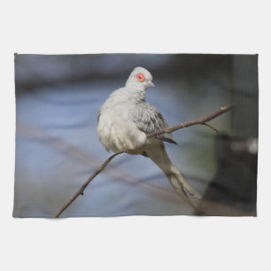 Sweet Beautiful Diamond Dove Tea Towel