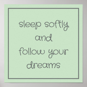 Sweet Bedtime Words wall art