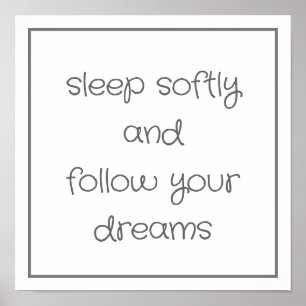 Sweet Bedtime Words wall art