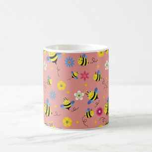 Sweet Bee Blossom Garden Coffee Mug