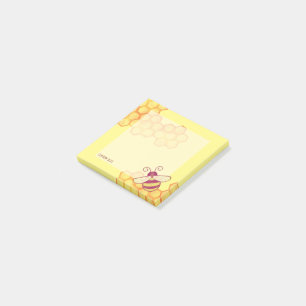 Sweet Bee Honeycomb Custom  Post-it Notes