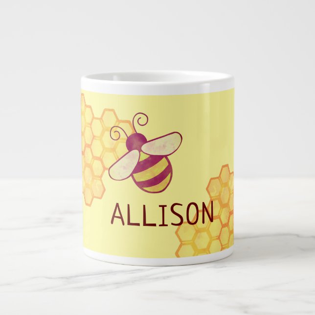 Sweet Bee Personalised Name Speciality Mug (Front)
