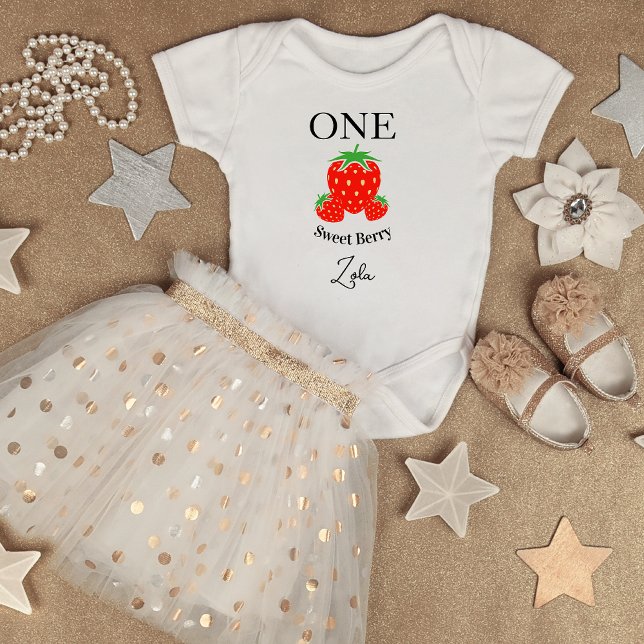 Sweet Berry Baby Bodysuit  1st Birthday (Creator Uploaded)