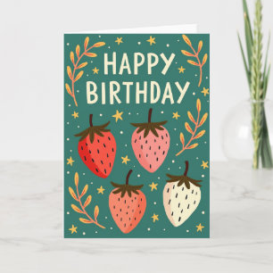 Sweet Berry Branch Birthday Card
