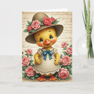 Sweet Bird And Roses Card