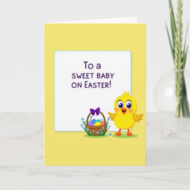 Sweet Bird Easter Card (Front)