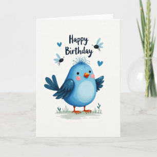 Sweet Bird Illustration Card