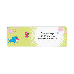 Sweet Birdie Return Address Label