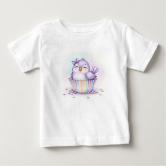  Sweet Birds. Plum Cupcake by Natasha Us   Baby T-Shirt