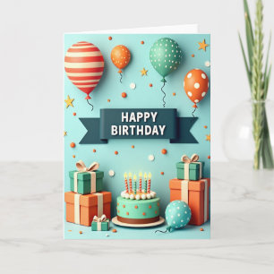 Sweet Birthday Balloon Card