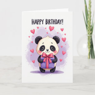 Sweet Birthday Bear Gift Card
