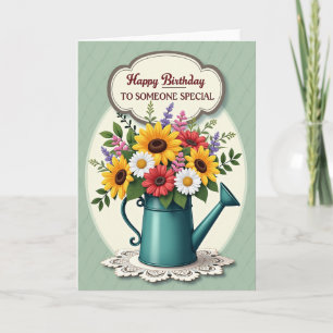 Sweet Birthday Bouquet Image Card