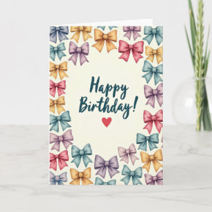 Sweet Birthday Bows Card