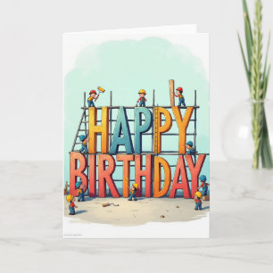 Sweet Birthday Builders Card
