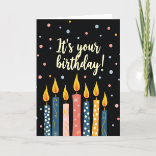 Sweet Birthday Candles Card
