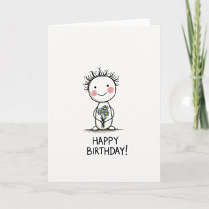 Sweet Birthday Character Card