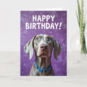 Sweet Birthday Dog Portrait Card