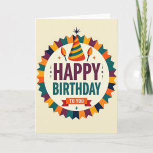Sweet Birthday Emblem Card