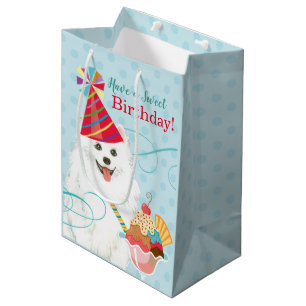 Sweet Birthday Eskie Medium Gift Bag