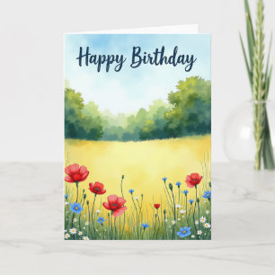Sweet Birthday Field Card