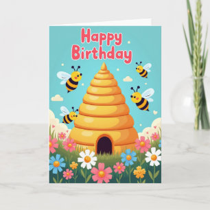 Sweet Birthday Flower Garden Card