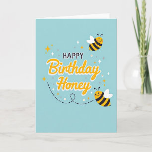 Sweet Birthday Flying Insect Card