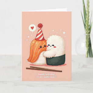 Sweet Birthday Food Hug Card
