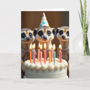 Sweet Birthday Furry Friends Card