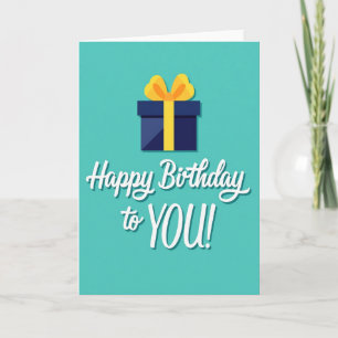 Sweet Birthday Gift Box Card