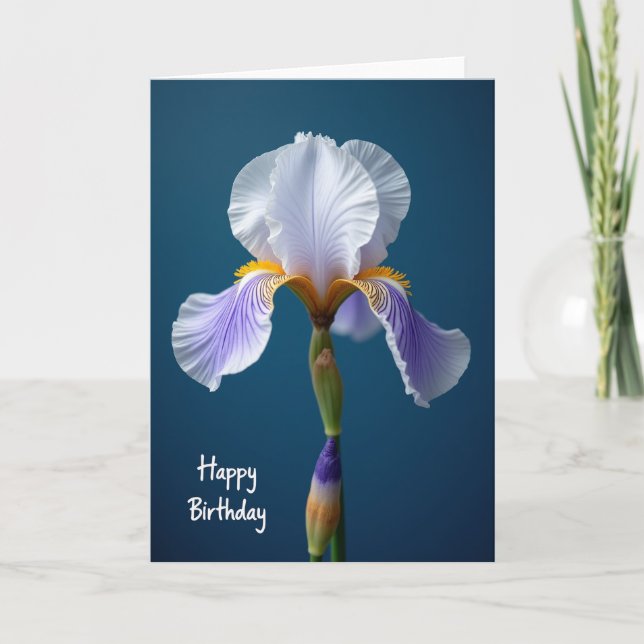 Sweet Birthday Lavender Card (Front)