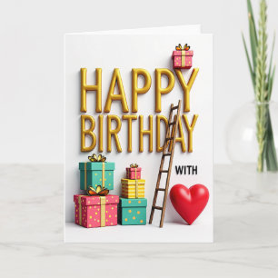 Sweet Birthday Letters Card