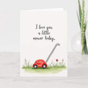 Sweet Birthday Mower Card