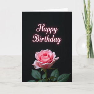 Sweet Birthday Pink Blossom Card