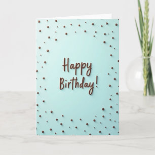 Sweet Birthday Piped Script Card