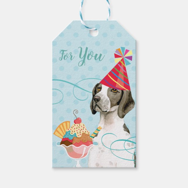 Sweet Birthday Pointer Gift Tags (Front)