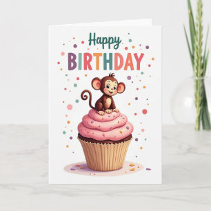 Sweet Birthday Primate Card