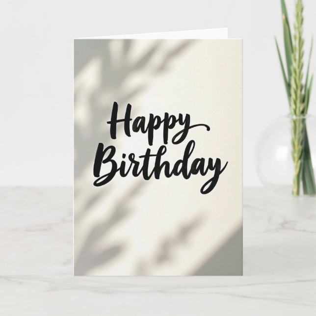Sweet Birthday Script Card (Front)