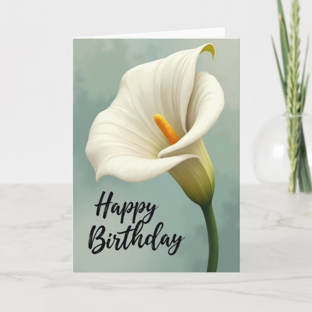Sweet Birthday Spathe Card (Front)