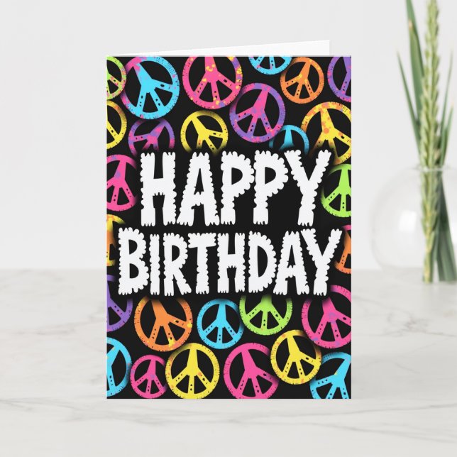 Sweet Birthday Spray Paint Card (Front)