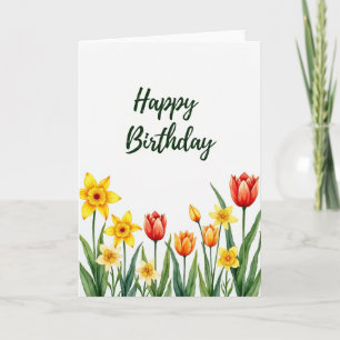 Sweet Birthday Spring Bloom Card