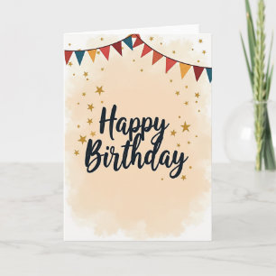 Sweet Birthday Star Card
