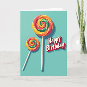 Sweet Birthday Swirl Pop Card