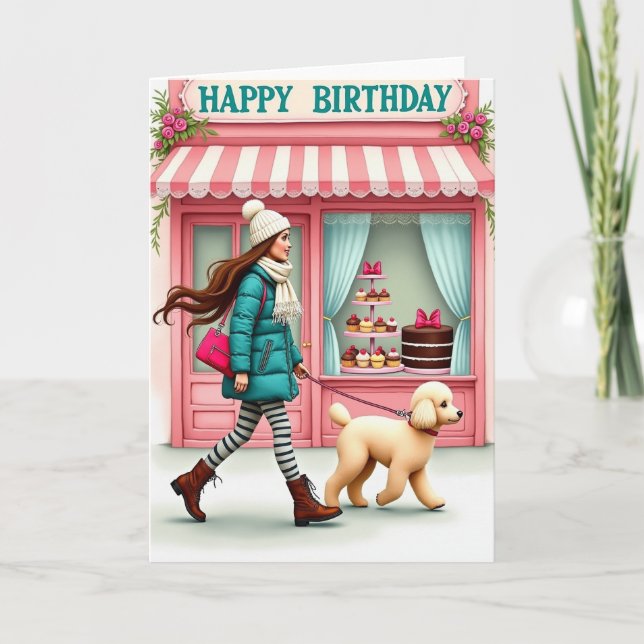 Sweet Birthday Walkies Card (Front)