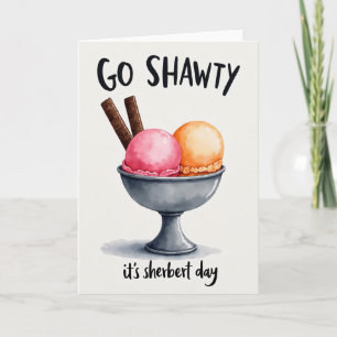 Sweet Birthday Watercolor Dessert Card