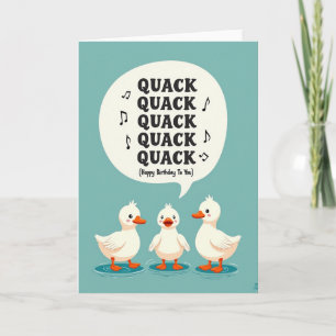 Sweet Birthday Waterfowl Card