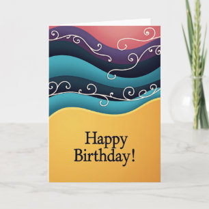 Sweet Birthday Wave Card