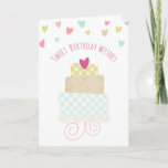 Sweet Birthday Wishes Greeting Card<br><div class="desc">Sweet Birthday Wishes Greeting Card</div>