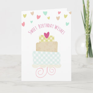 Sweet Birthday Wishes Greeting Card